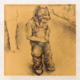 Ik ben verloren in Le Tianguie, Mexico Glazen Onderzetter