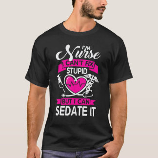 Ik ben verpleegster liefde hart afdrukken het best t-shirt
