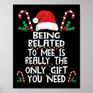 Ik ben verwant aan kerstfeestjes H. Poster
