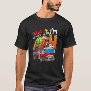 Ik ben vier jaar oud geluid De Alarm 4th Birthday  T-shirt
