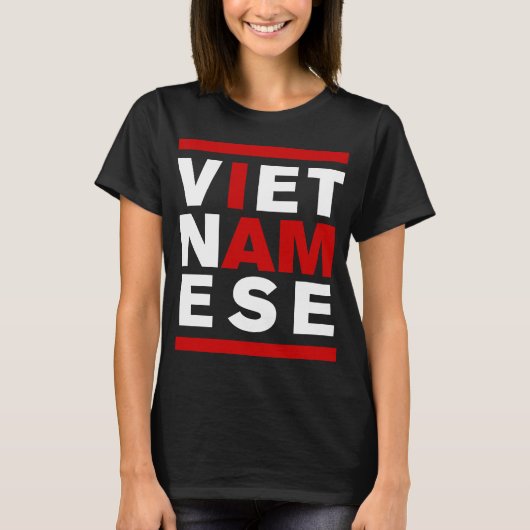 IK BEN VIETNAMESE T-SHIRT (Voorkant)