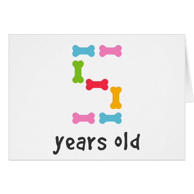 Ik ben vijf jaar oud (Voorkant Horizontaal)