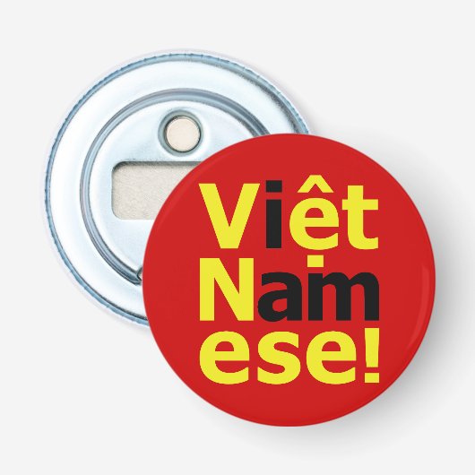 Ik ben Vikert Namese! Button Flesopener (Voorkant)