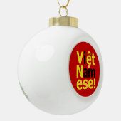 Ik ben Vikert Namese! Keramische Bal Ornament (Links)