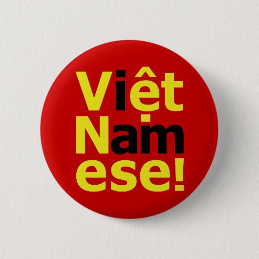 Ik ben Vikert Namese! Ronde Button 5,7 Cm (Voorkant)