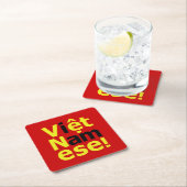 Ik ben Vikert Namese! Vierkante Kartonnen Onderzetter (Insitu)