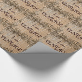 Ik ben vintage cadeaupapier (Hoek)