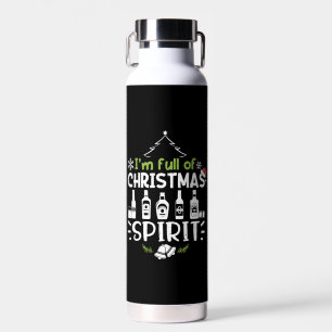 Ik ben vol kerstgeest - Kerstmis Drink Waterfles