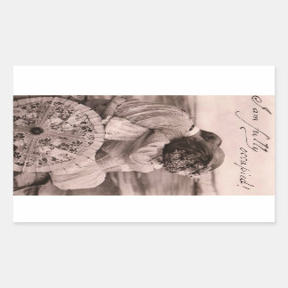 "Ik ben volledig bezet!" romantische  kus grappig Rechthoekige Sticker