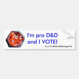 Ik ben voor D&D en ik STEM sticker
