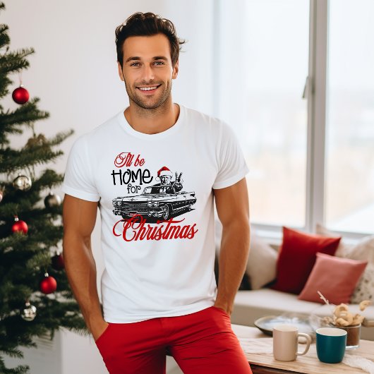 Ik ben voor Kerstmis thuis. T-shirt