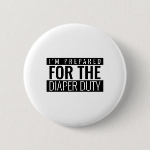 Ik ben voorbereid op de luidere dienst ronde button 5,7 cm