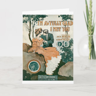 Ik ben Vreselijke Blij ik ontmoette u Kaart