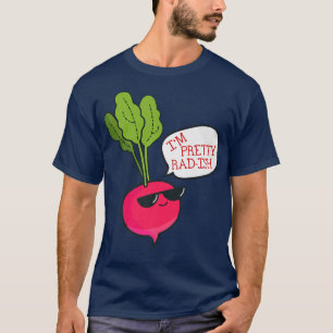 Ik ben vrij grappige RadIsh Vegetarische Veganisti T-shirt