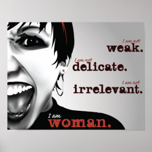 Ik ben vrouw 11x14 Poster