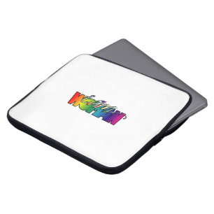 ik ben vrouw laptop sleeve
