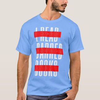 Ik ben vrouw met de verboden grappige boeklezers.. t-shirt