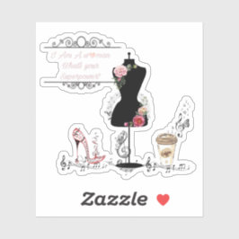 IK BEN VROUW STICKER