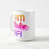 Ik ben wakker AF! Koffiemok (Voorkant links)