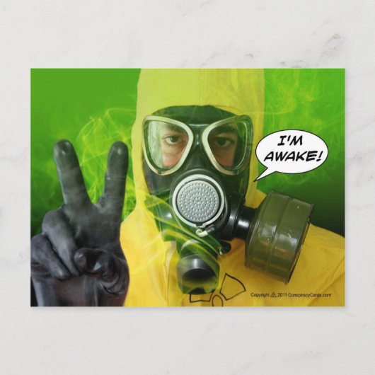 Ik ben wakker! Briefkaart (Voorkant)