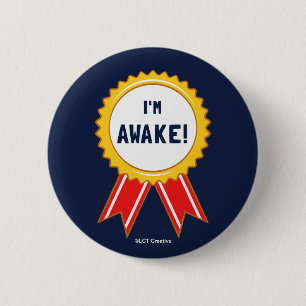 Ik ben wakker ronde button 5,7 cm