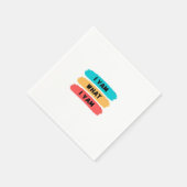 Ik ben wat ik ben grappige klassieker servet (Hoek)