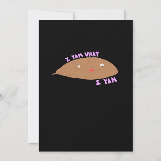 Ik ben wat ik ben Klassiek Trendy Feestdagenkaart (Voorkant)