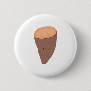 Ik ben wat ik ben Yam Classic Trendy Quote Ronde Button 5,7 Cm