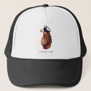 Ik ben wat ik lichtgevend ben trucker pet