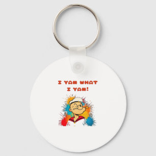 Ik ben wat ik Yam Classic Sloth Trendy Sleutelhanger