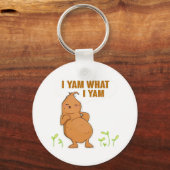 Ik ben wat ik Yam Trendy Basic Sleutelhanger (Voorkant)