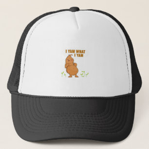 Ik ben wat ik Yam Trendy Basic Trucker Pet
