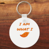 Ik ben wat ik zeg klassiek sleutelhanger (Voorkant)