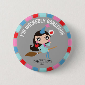 Ik ben Wickedly Gorgeous! Ronde Button 5,7 Cm