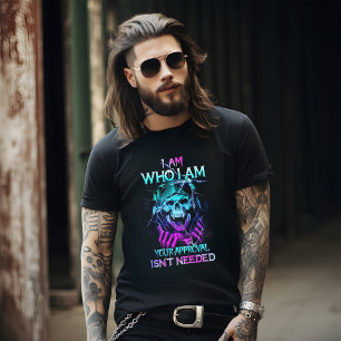 Ik ben wie ik ben Gotische Skelet T-shirt