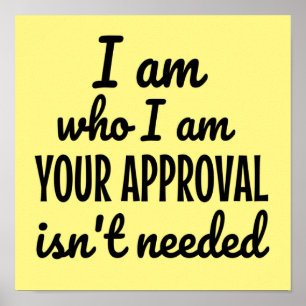 Ik ben wie ik ben poster