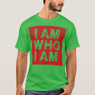 Ik ben wie ik ben rood t-shirt