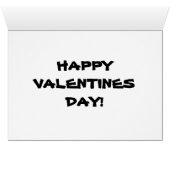 IK BEN WILD OVER JE VALENTIJN. (Binenzijde Horizontaal (Onderkant))