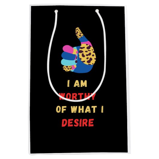 Ik ben Worthy Medium Cadeauzakje (Voorkant)