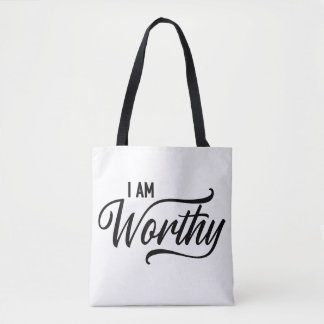 Ik ben Worthy Tote Bag