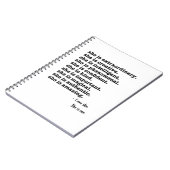 Ik ben ze. Zij is mij. Notitieboek (Linkerzijde)