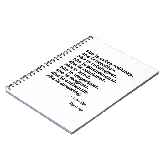 Ik ben ze. Zij is mij. Notitieboek (Linkerzijde)