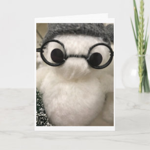 IK BEN ZEER NOSY* MET EEN ZEER MERRY CHRISTMAS. KAART