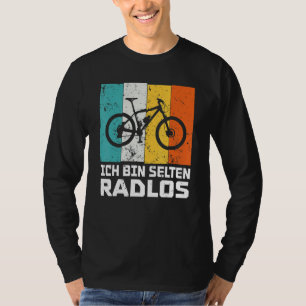 Ik ben zelden fietsenloos grappige fietser fietswi t-shirt