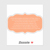 IK BEN ZIJN CHRISTELIJKE STICKER VAN HET DOCHTER. (Vel)