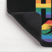 Ik ben zijn homo koppel dat LGBTQ Pride evenaart Muismat (Hoek)