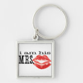 Ik ben zijn mevrouw. sleutelhanger (Voorkant)