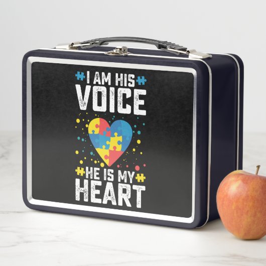 Ik ben zijn stem. Hij is mijn hartautisme mama pap (In situ)