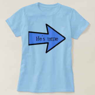 Ik ben zijn t-shirt. t-shirt