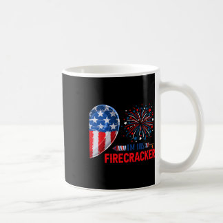 Ik ben zijn vuurwerk 4 juli grappig paar kostuum koffiemok